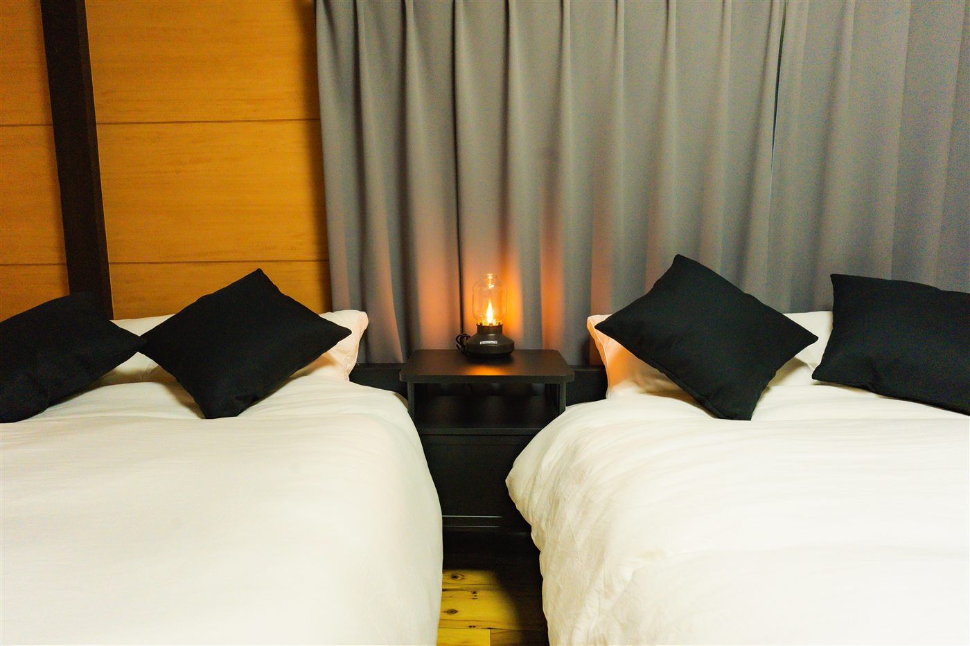 Bedroom in the evening